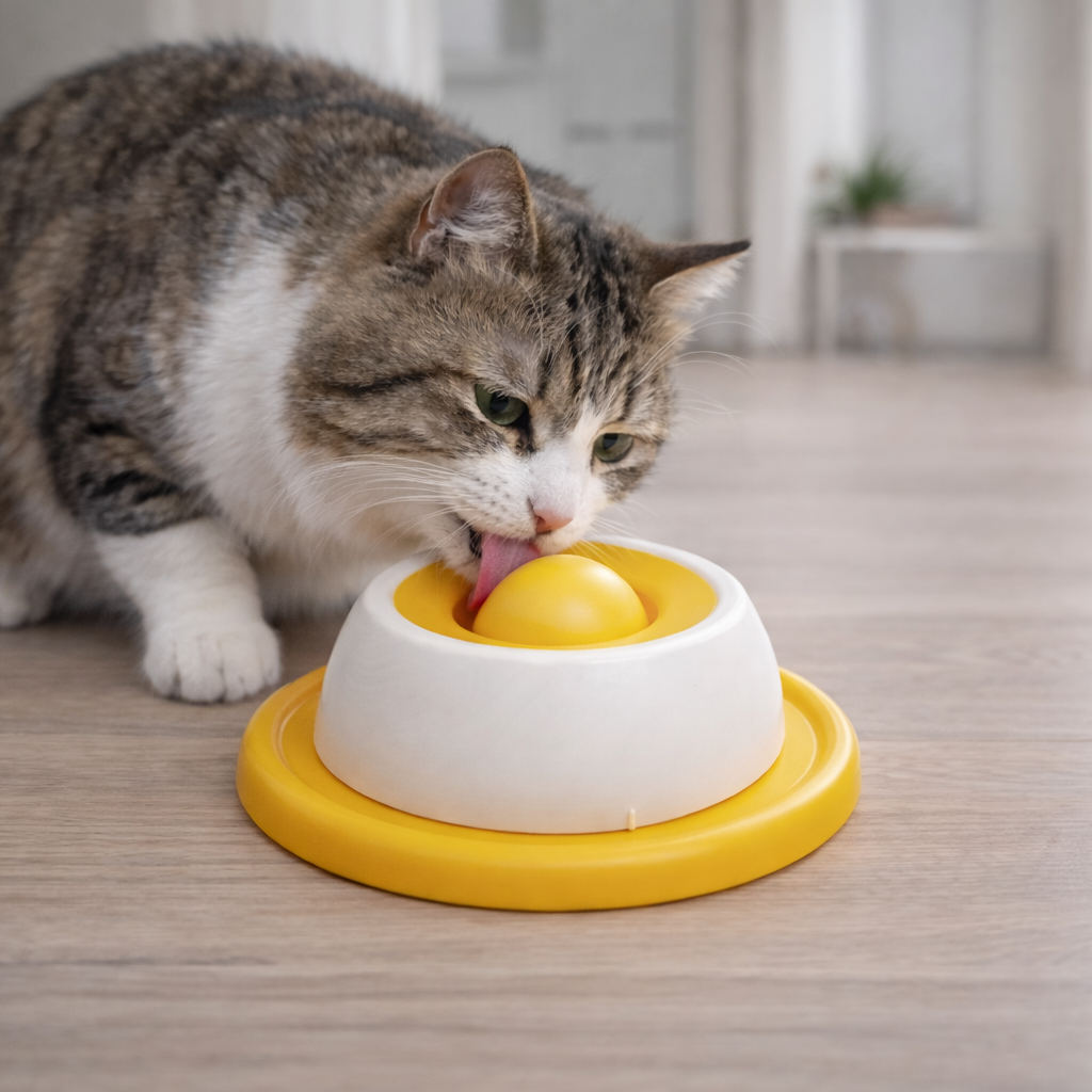 Lick-N-Roll™ | 360° Rotating Roller Ball Slow Feeder