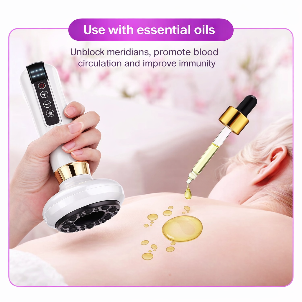 InfraGlow™ Anti-Cellulite Vacuum Cupping & Guasha Massager